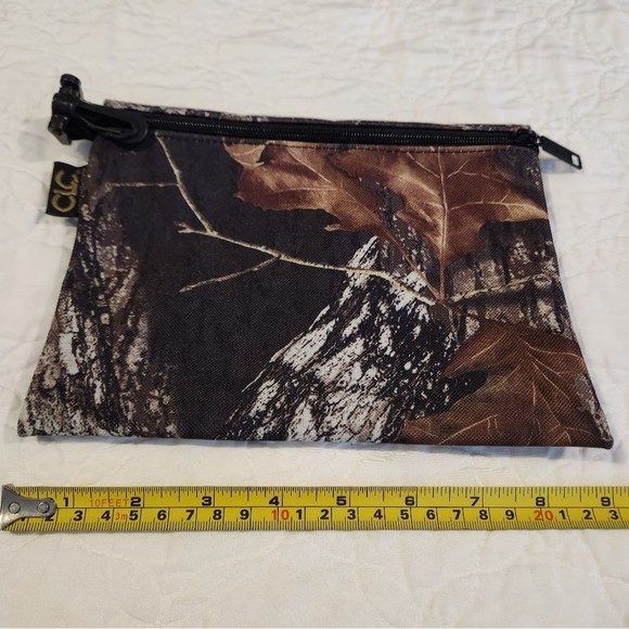 Work Gear, Mossy Oak Camo, belt clip Zippered Bag 9x7" - Picture 1 of 8